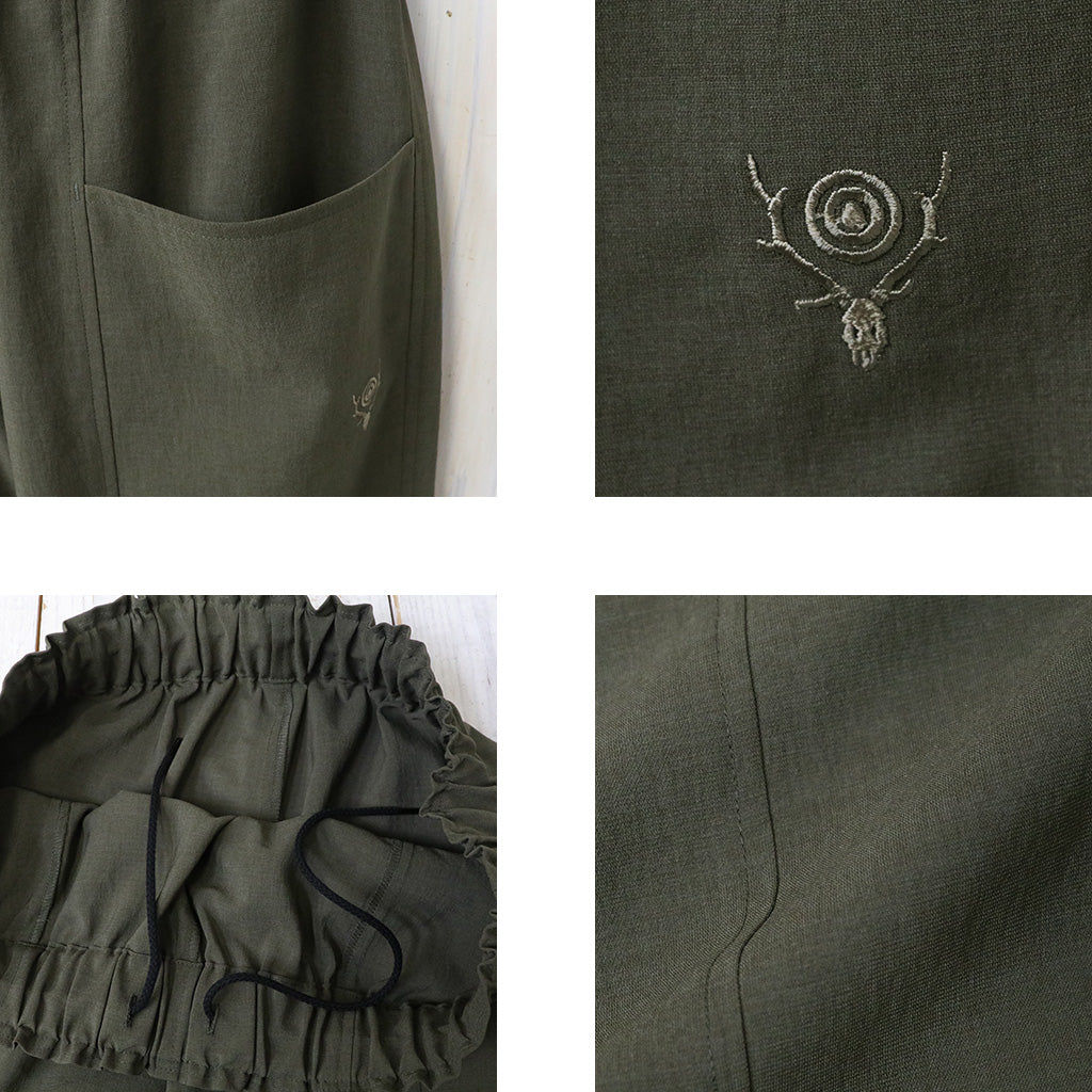 【SALE30%OFF】SOUTH2 WEST8 : Army String Pant-Poly Oxford (Brown)