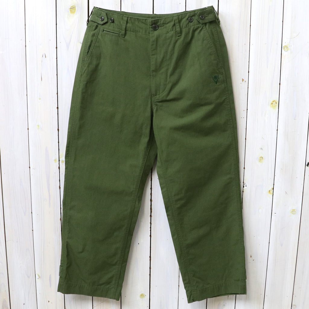 【SALE30%OFF】SOUTH2 WEST8 : Military Pant-C/N Canvas (Olive)