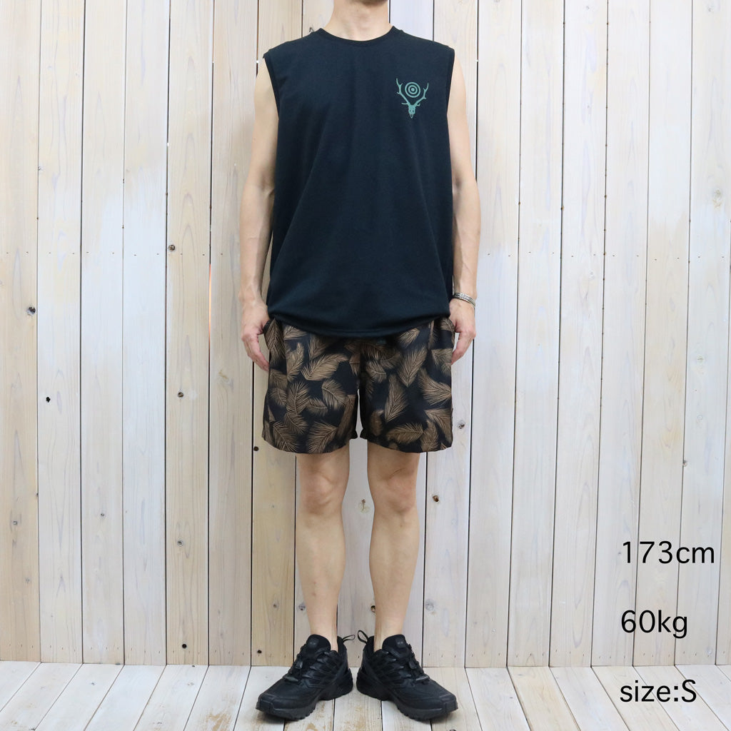 【SALE30%OFF】SOUTH2 WEST8 : Sleeveless Crew Neck Tee-Skull & Target (Black)