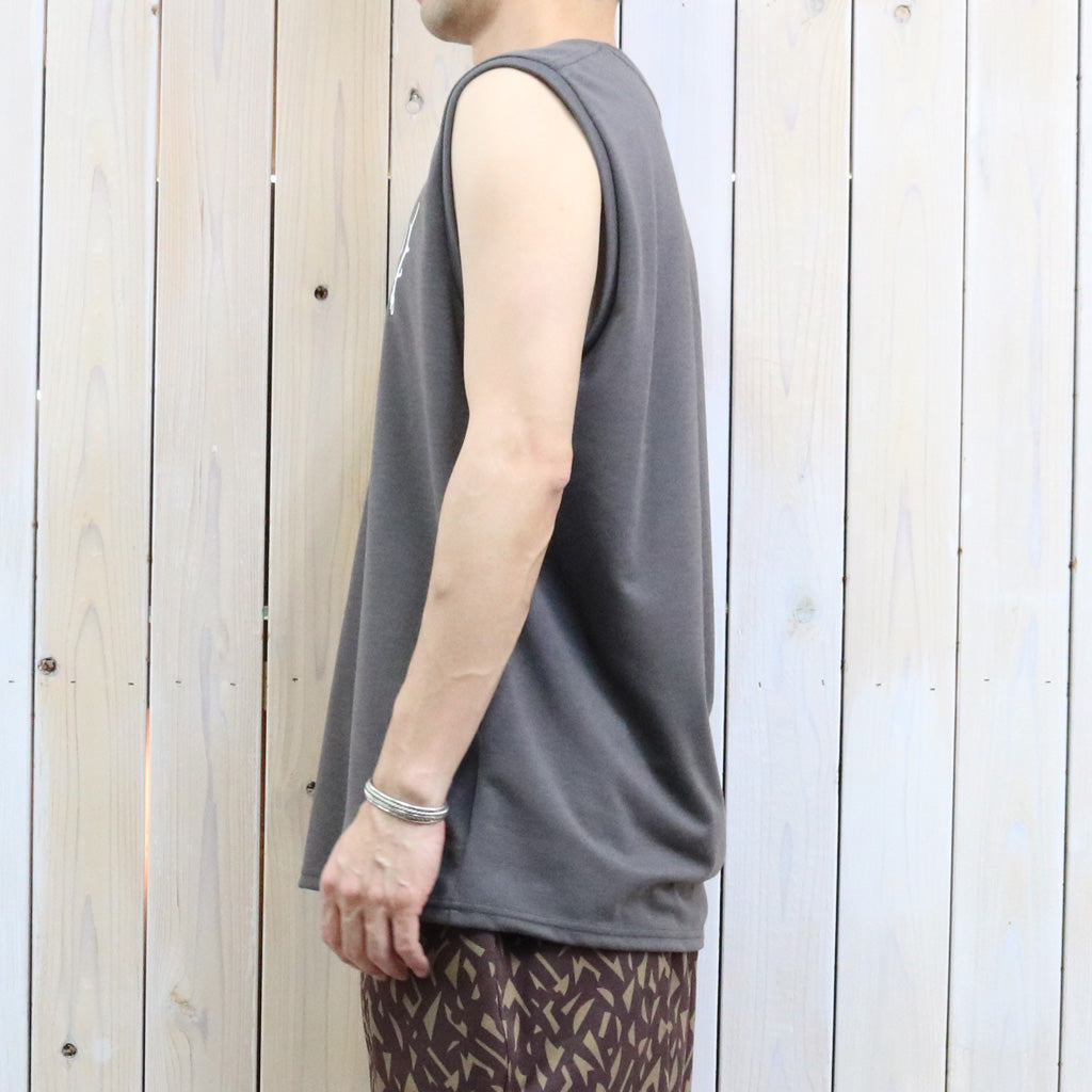 【SALE30%OFF】SOUTH2 WEST8 : Sleeveless Crew Neck Tee-Skull & Target (Grey)