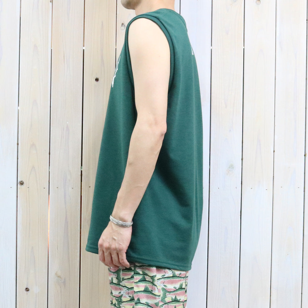 【SALE30%OFF】SOUTH2 WEST8 : Sleeveless Crew Neck Tee-Skull & Target (Green)
