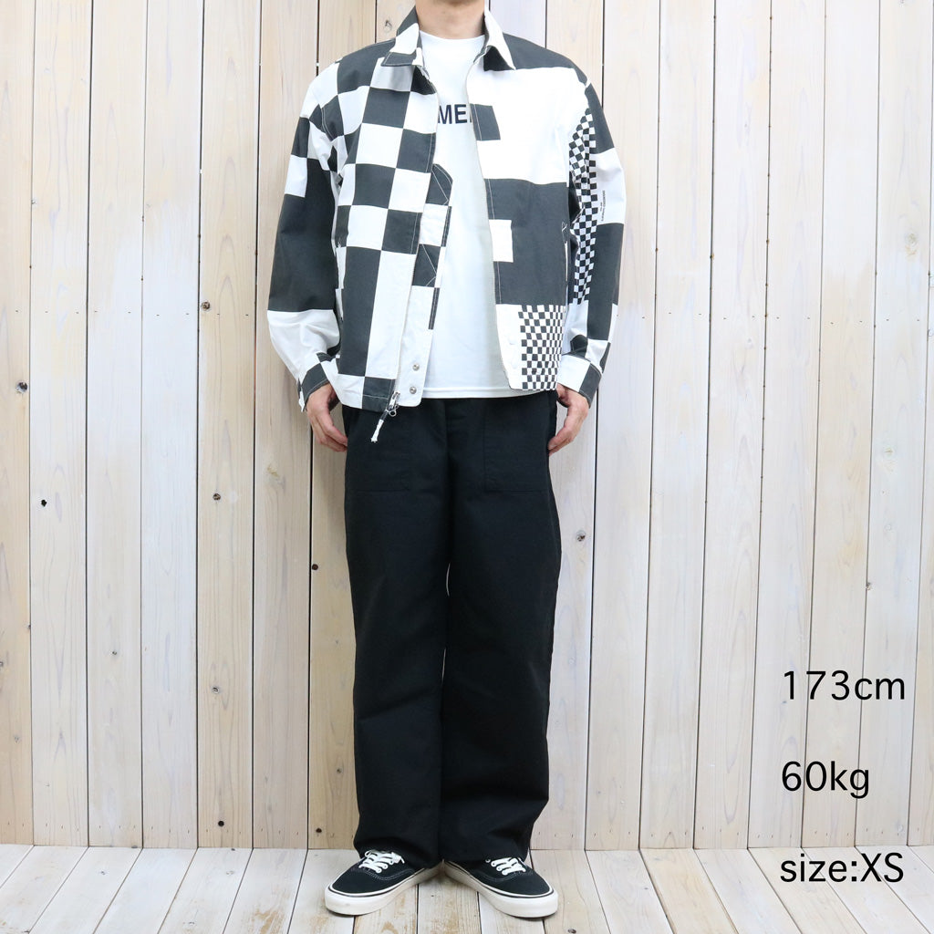 ENGINEERED GARMENTS : Claigton Jacket-Checker Print Cotton Ripstop