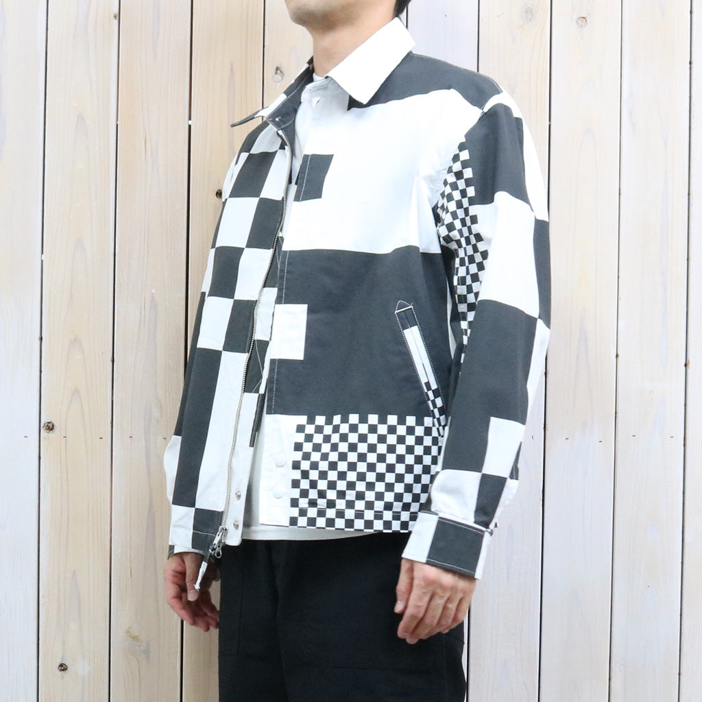 ENGINEERED GARMENTS : Claigton Jacket-Checker Print Cotton Ripstop