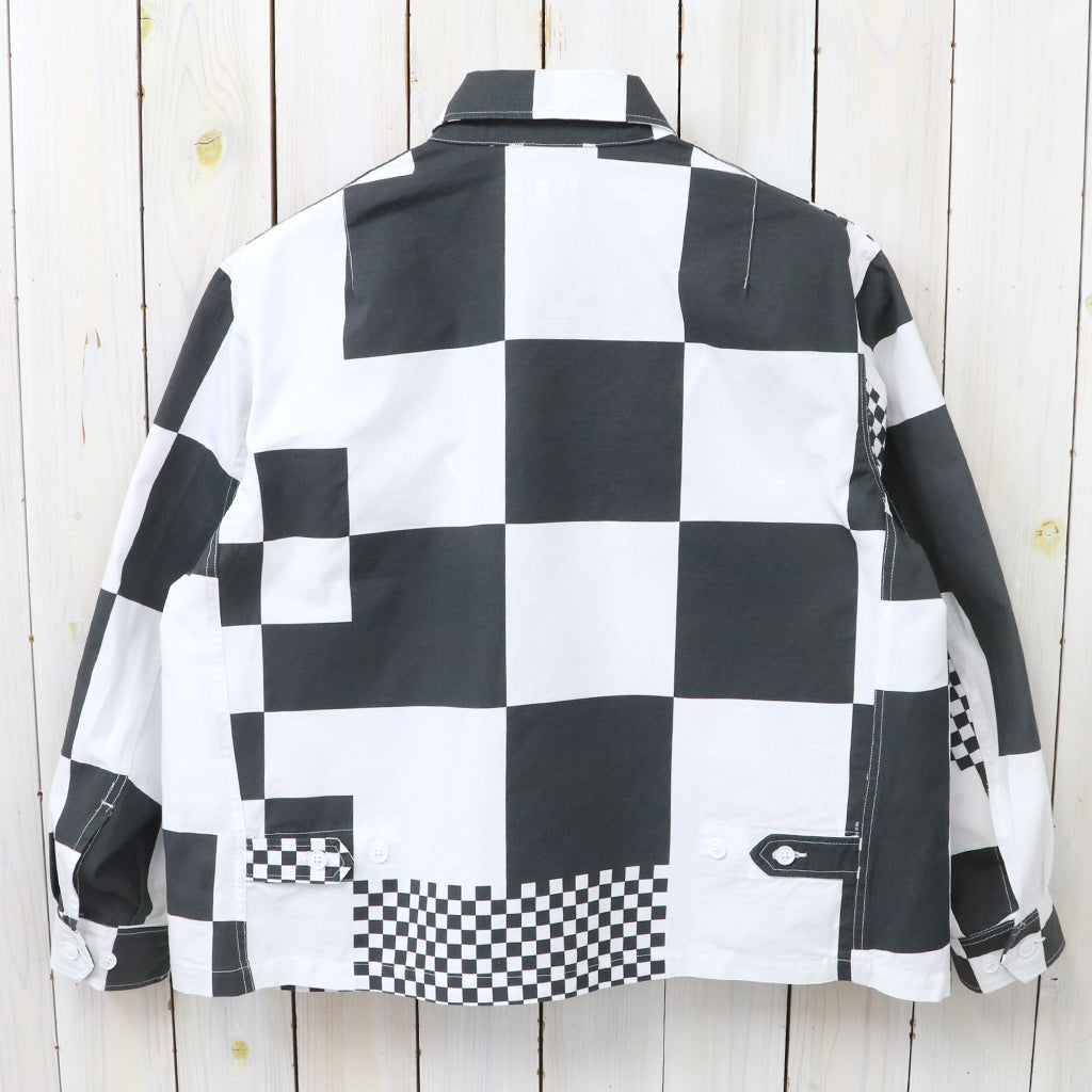 ENGINEERED GARMENTS : Claigton Jacket-Checker Print Cotton Ripstop