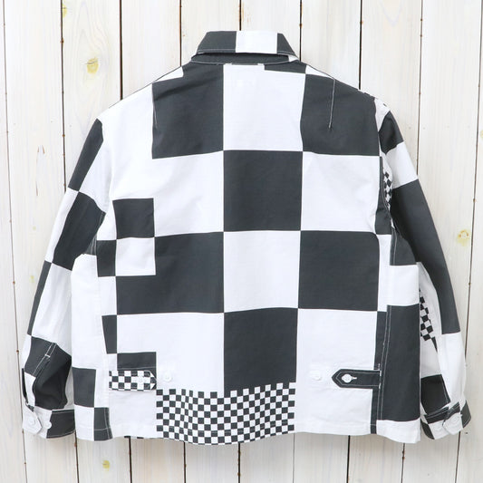 ENGINEERED GARMENTS : Claigton Jacket-Checker Print Cotton Ripstop