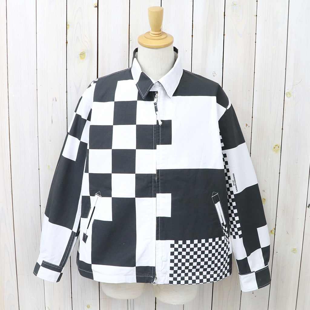 ENGINEERED GARMENTS : Claigton Jacket-Checker Print Cotton Ripstop