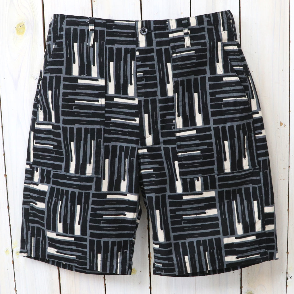 【SALE40%OFF】ENGINEERED GARMENTS : Fatigue Short-CL Tile Print Canvas
