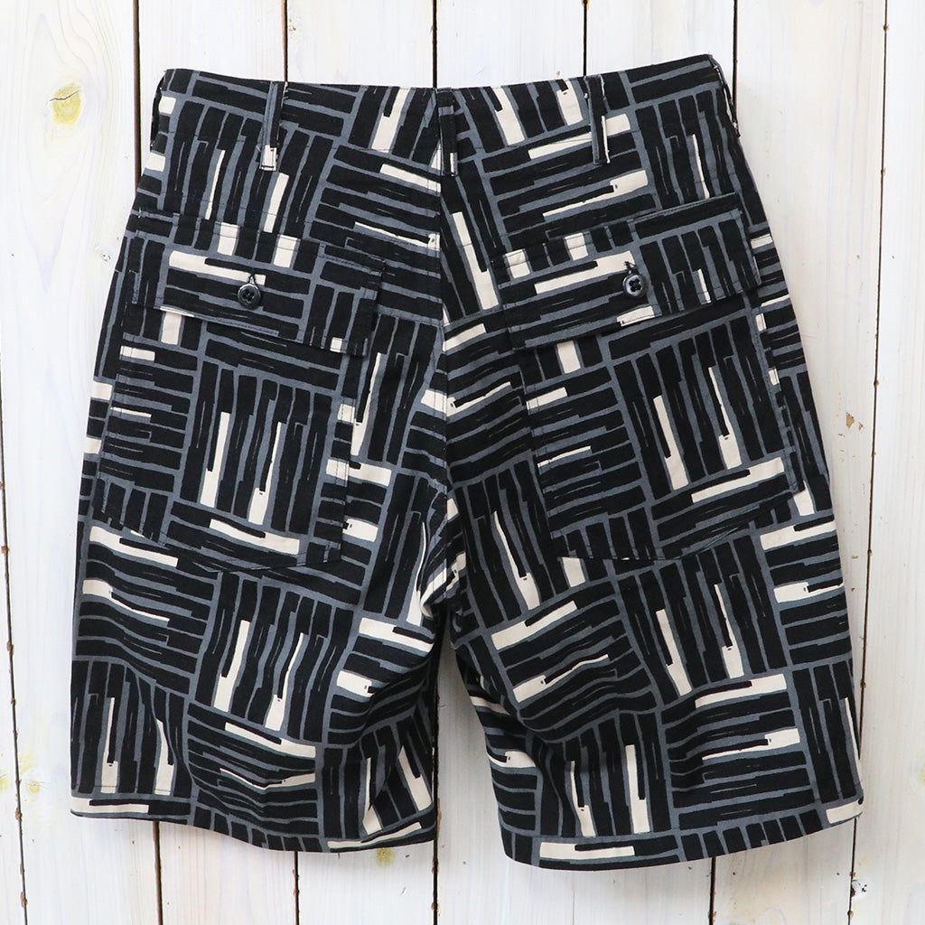 【SALE40%OFF】ENGINEERED GARMENTS : Fatigue Short-CL Tile Print Canvas
