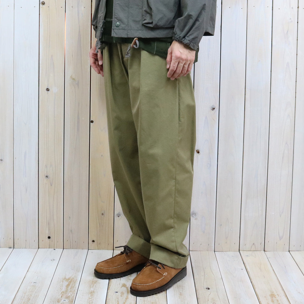 ENGINEERED GARMENTS : Carlyle Pant-Lt.Weight Nyco Twill (Khaki)