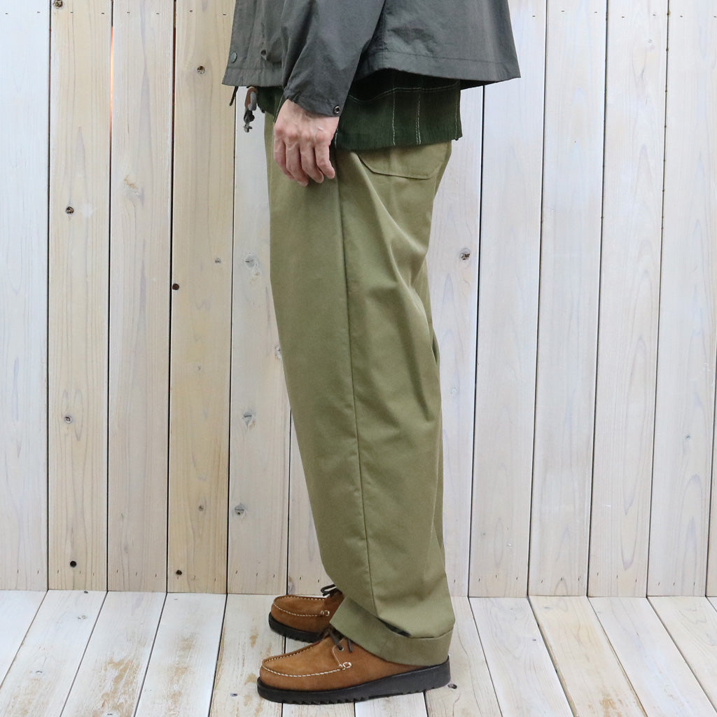 ENGINEERED GARMENTS : Carlyle Pant-Lt.Weight Nyco Twill (Khaki)