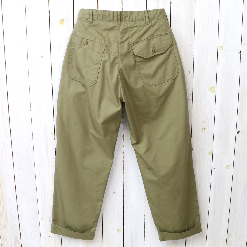 ENGINEERED GARMENTS : Carlyle Pant-Lt.Weight Nyco Twill (Khaki)