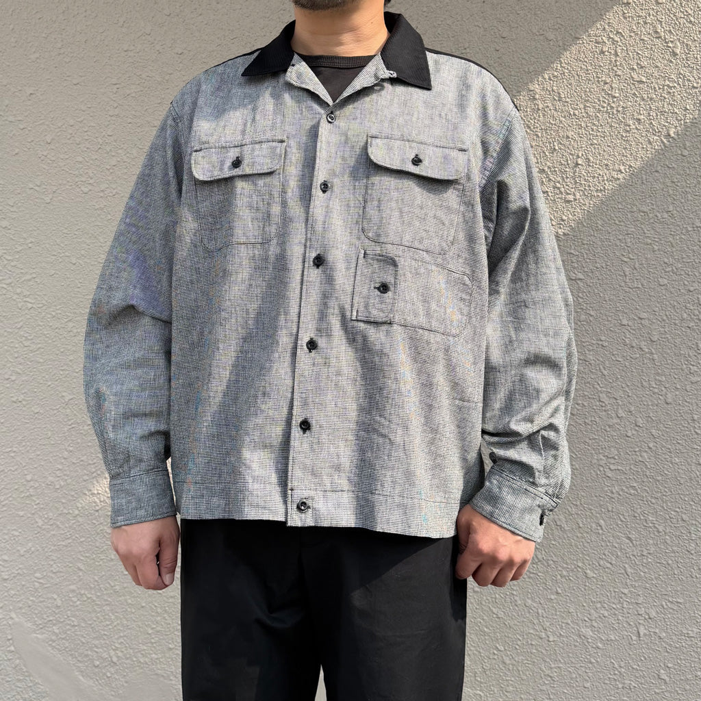 【SALE40%OFF】ENGINEERED GARMENTS : Bowling Shirt-CL Houndstooth