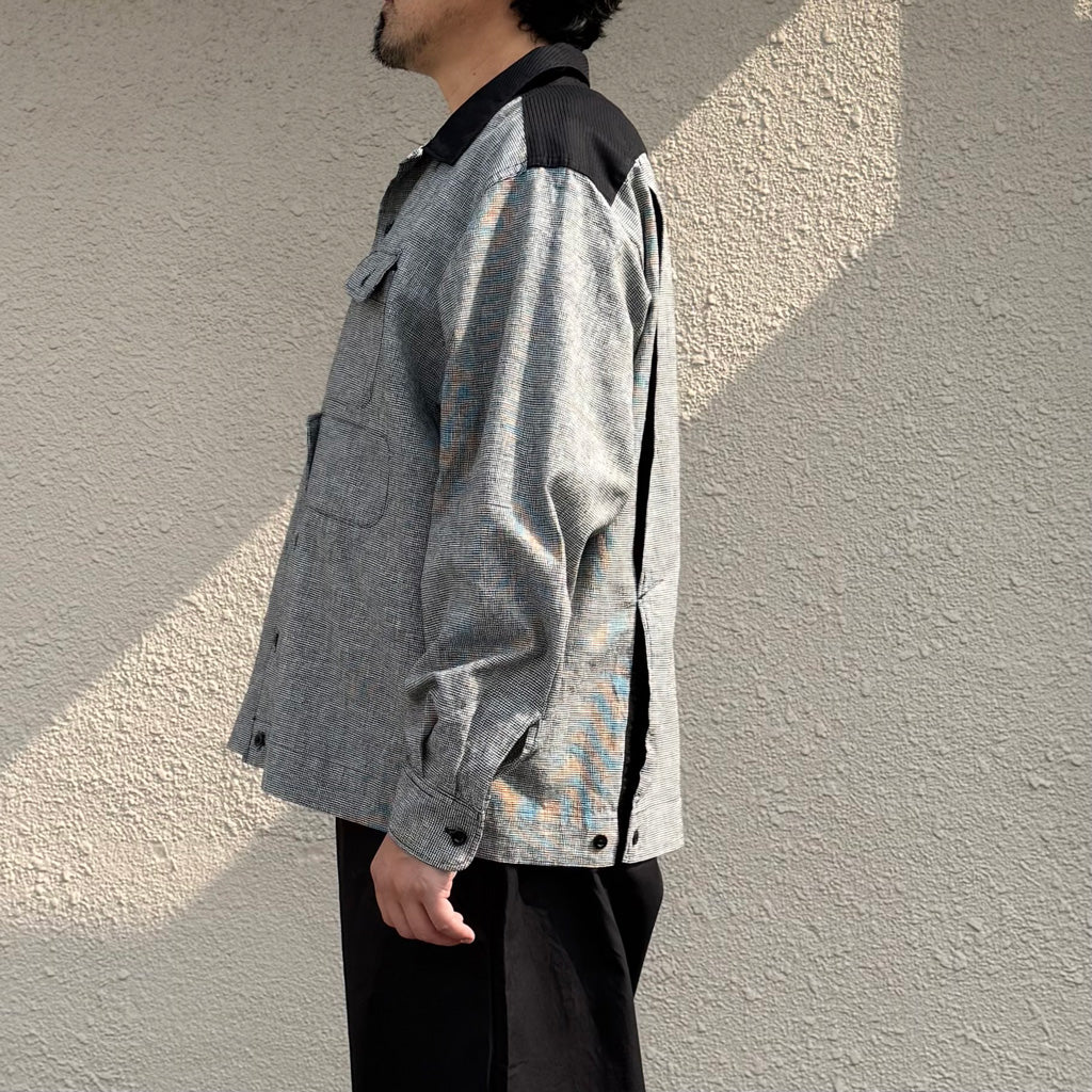 【SALE40%OFF】ENGINEERED GARMENTS : Bowling Shirt-CL Houndstooth