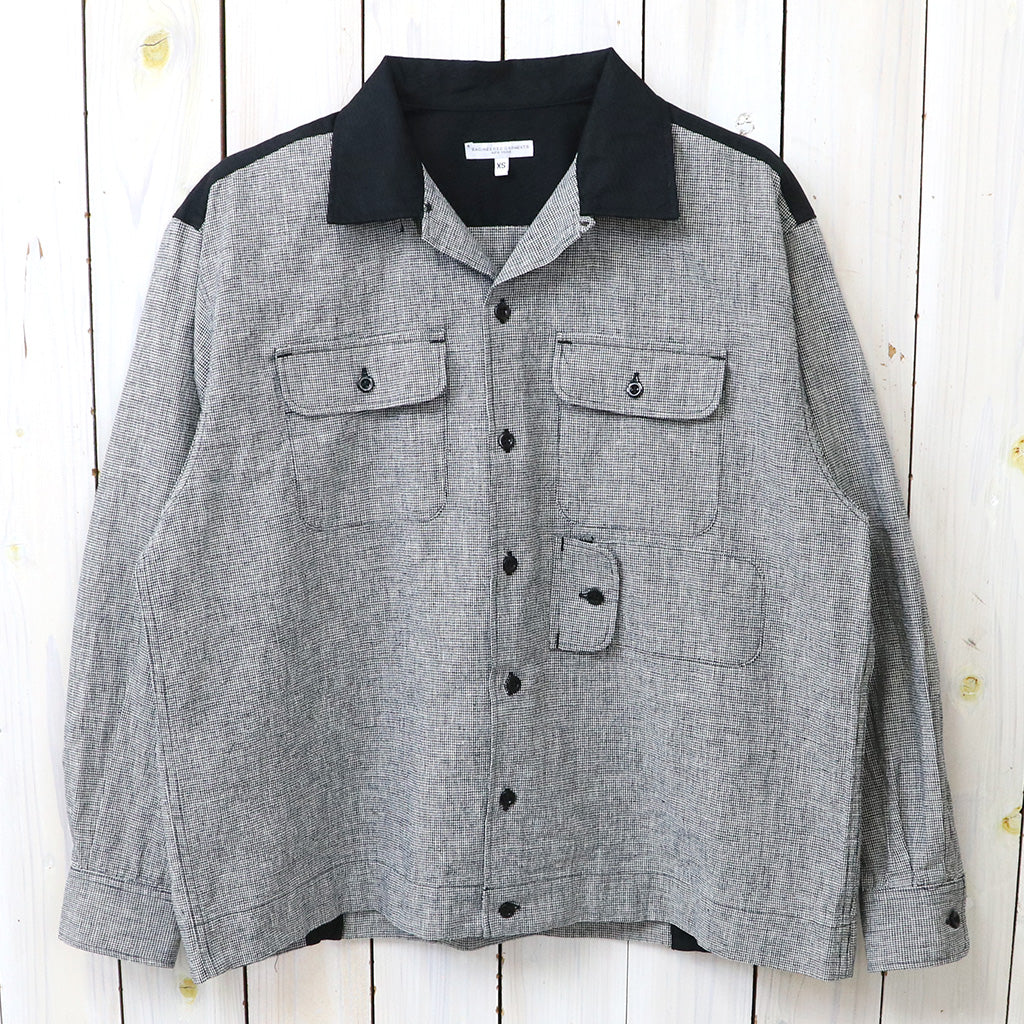 【SALE40%OFF】ENGINEERED GARMENTS : Bowling Shirt-CL Houndstooth