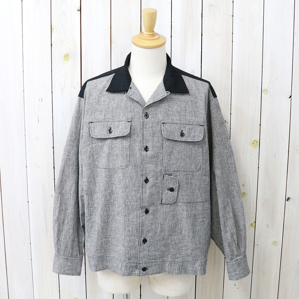 【SALE40%OFF】ENGINEERED GARMENTS : Bowling Shirt-CL Houndstooth