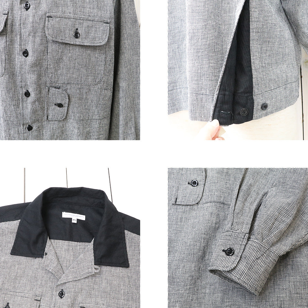 【SALE40%OFF】ENGINEERED GARMENTS : Bowling Shirt-CL Houndstooth