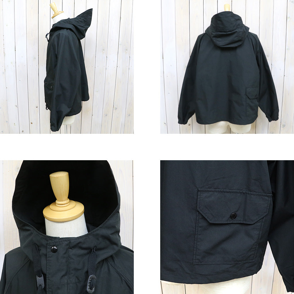 ENGINEERED GARMENTS : Lt Parka-Lt.Weight Nyco Poplin (Black)