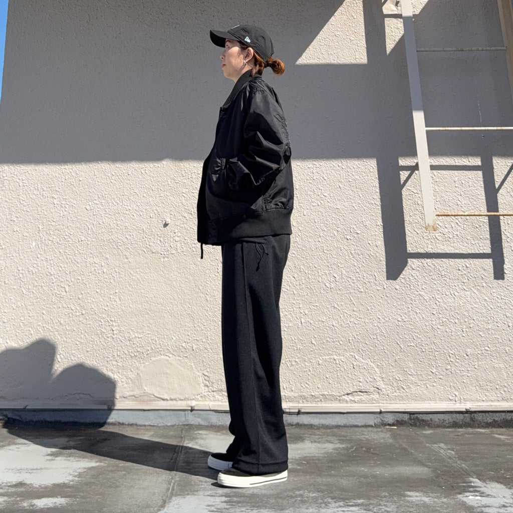 【SALE40%OFF】ENGINEERED GARMENTS : Drawstring Pant-Diamond Poly Knit (Black)