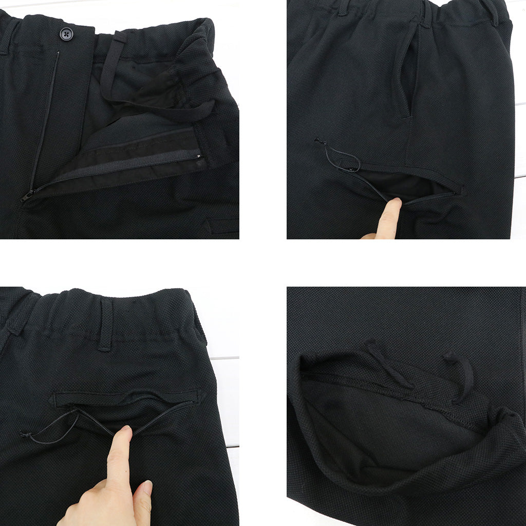 【SALE40%OFF】ENGINEERED GARMENTS : Drawstring Pant-Diamond Poly Knit (Black)