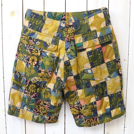 ENGINEERED GARMENTS : Fatigue Short-Cotton Multi Pattern Patchwork