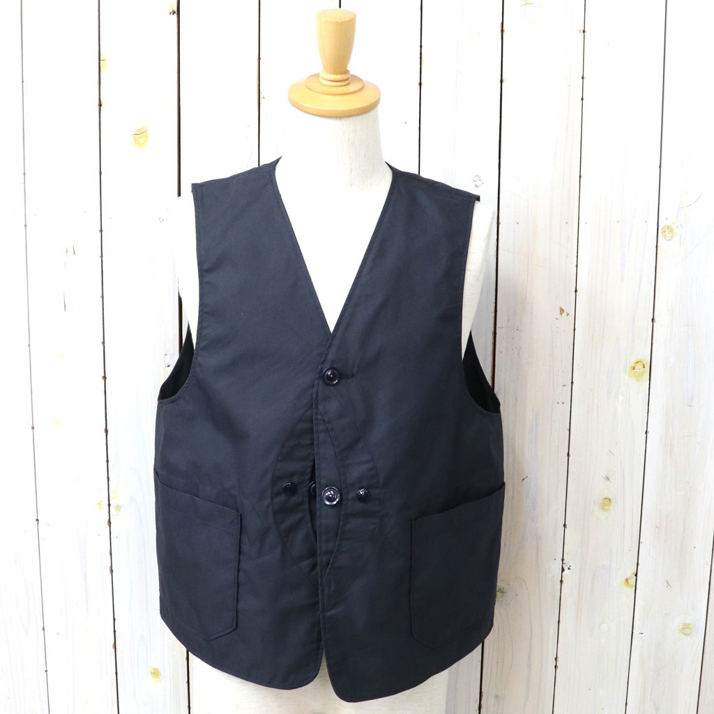 ENGINEERED GARMENTS : Upland Vest-Lt.Weight Nyco Twill (Dk.Navy)