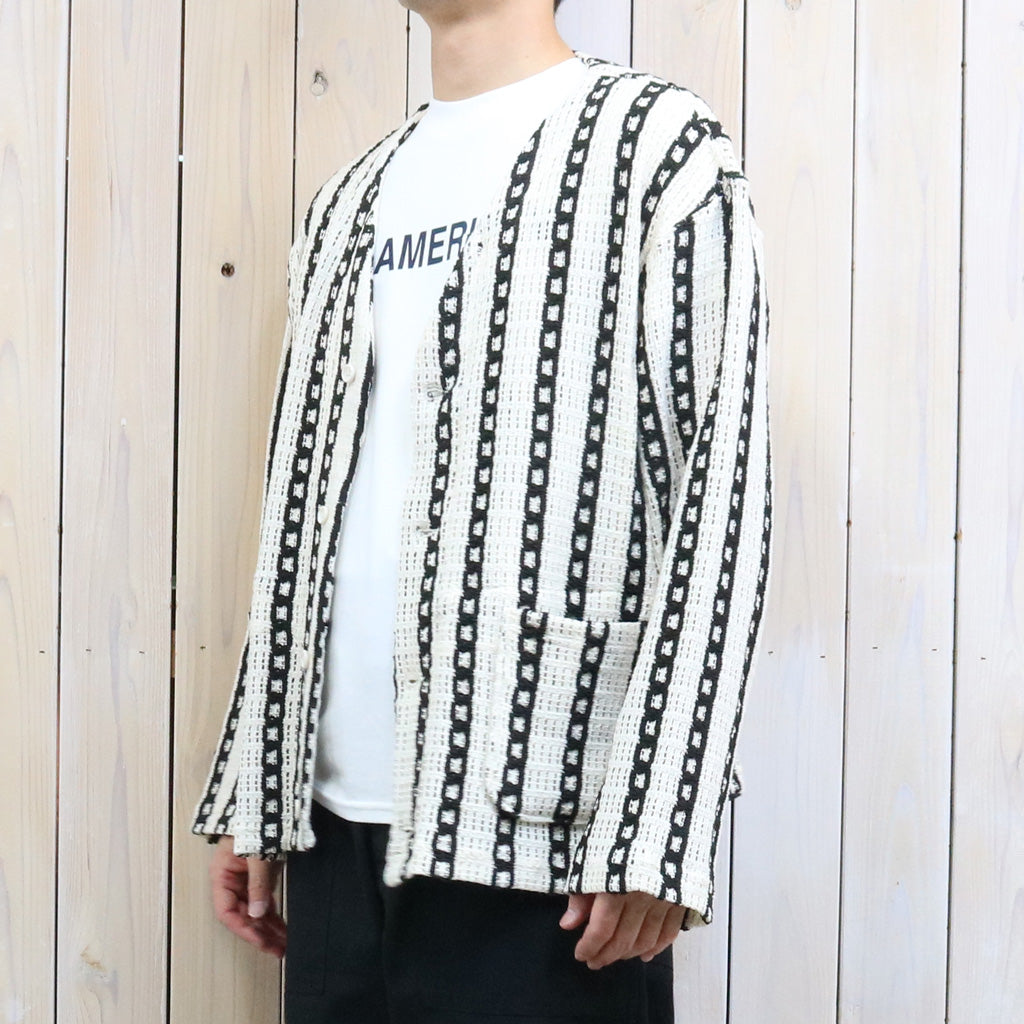 【SALE40%OFF】ENGINEERED GARMENTS : Knit Cardigan-Stripe CP Crochet