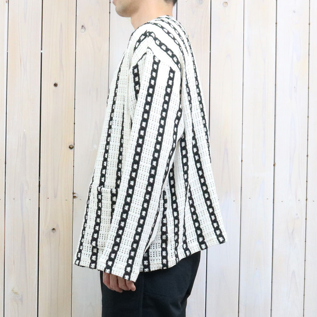 【SALE40%OFF】ENGINEERED GARMENTS : Knit Cardigan-Stripe CP Crochet