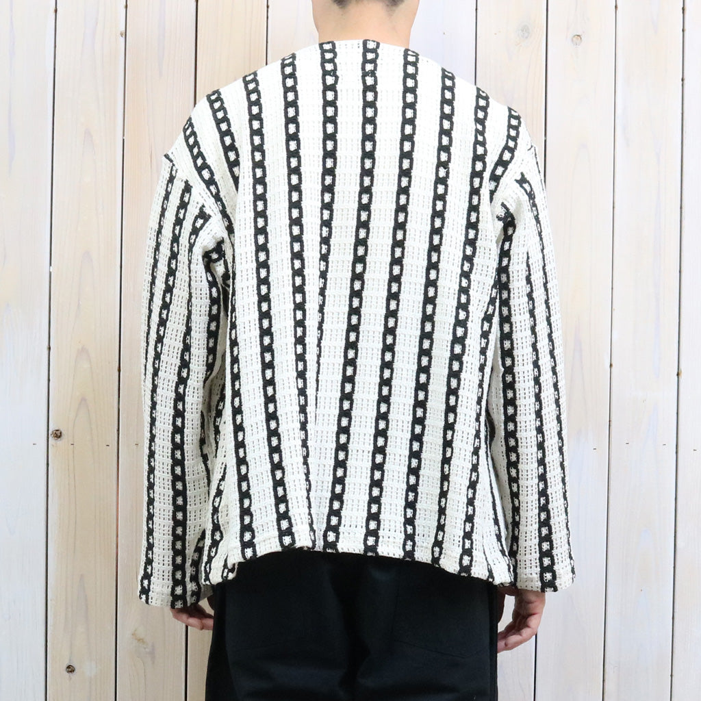 【SALE40%OFF】ENGINEERED GARMENTS : Knit Cardigan-Stripe CP Crochet