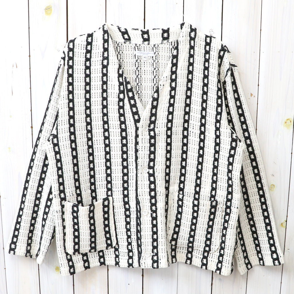 【SALE40%OFF】ENGINEERED GARMENTS : Knit Cardigan-Stripe CP Crochet