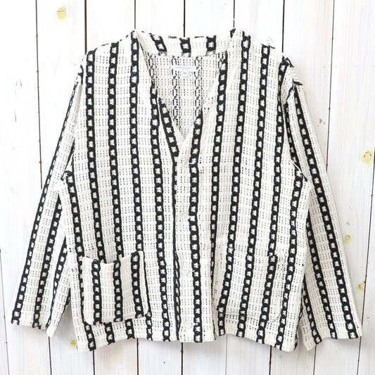 ENGINEERED GARMENTS : Knit Cardigan-Stripe CP Crochet