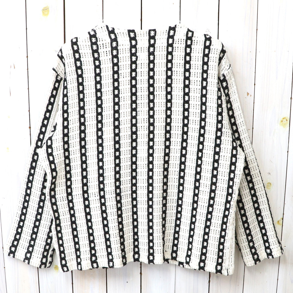 ENGINEERED GARMENTS : Knit Cardigan-Stripe CP Crochet