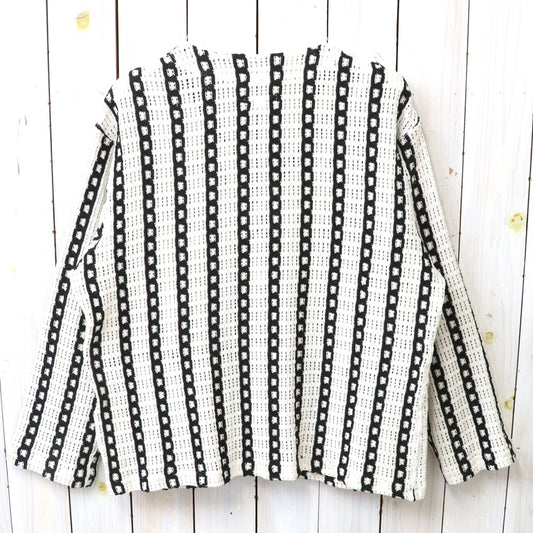 ENGINEERED GARMENTS : Knit Cardigan-Stripe CP Crochet