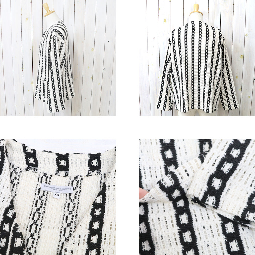 ENGINEERED GARMENTS : Knit Cardigan-Stripe CP Crochet