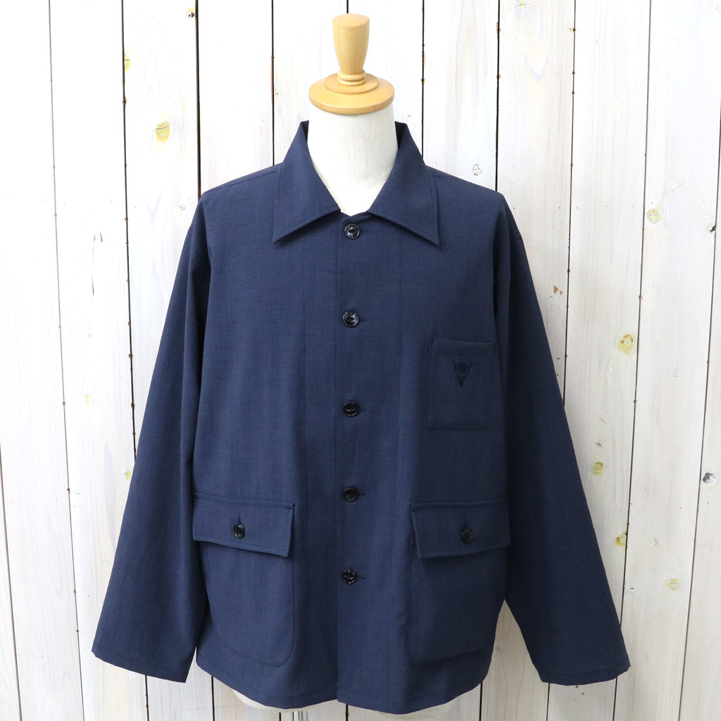 【SALE40%OFF】SOUTH2 WEST8 : Hunting Shirt-Poly Oxford (Navy)