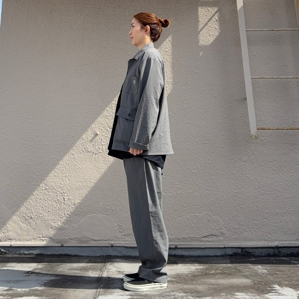 SOUTH2 WEST8 : Hunting Shirt-Poly Oxford (Grey)