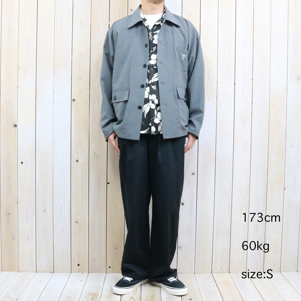 SOUTH2 WEST8 : Hunting Shirt-Poly Oxford (Grey)