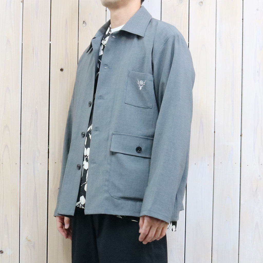 SOUTH2 WEST8 : Hunting Shirt-Poly Oxford (Grey)