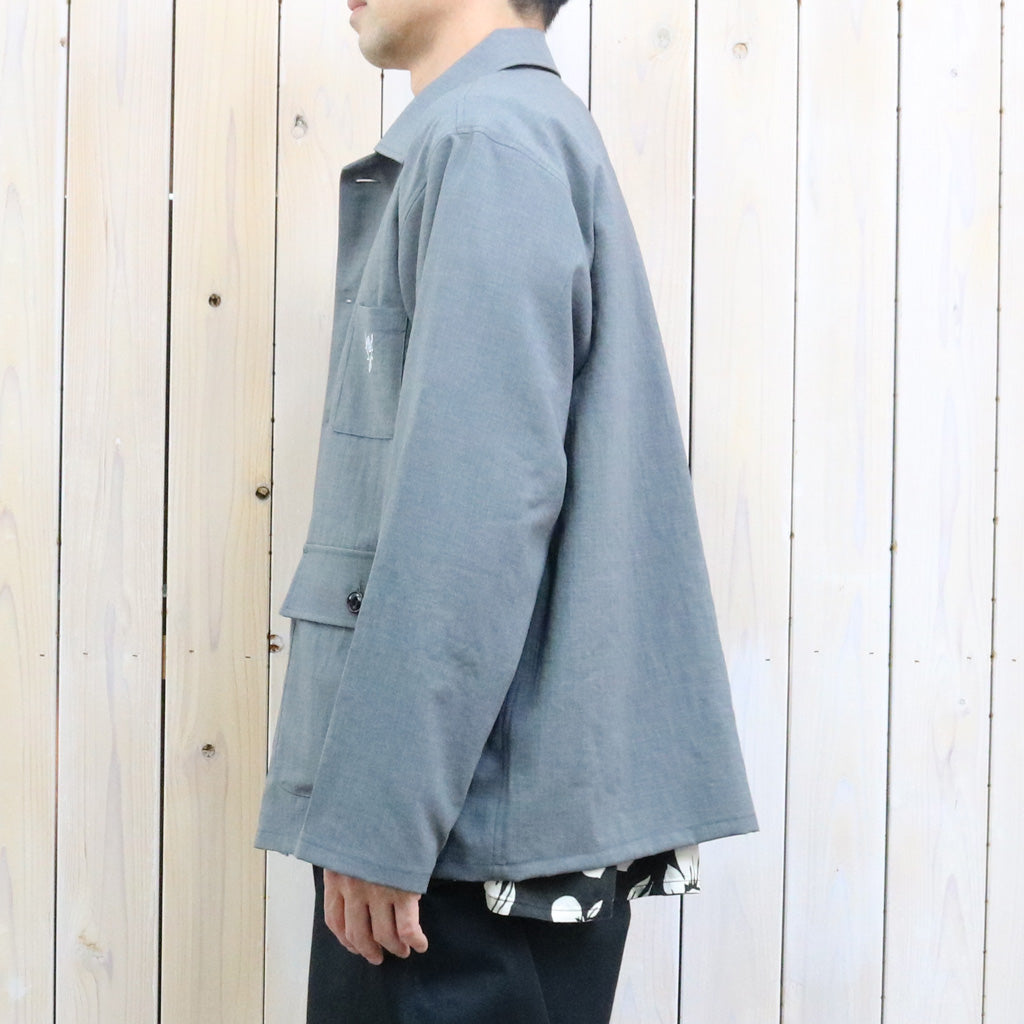 SOUTH2 WEST8 : Hunting Shirt-Poly Oxford (Grey)