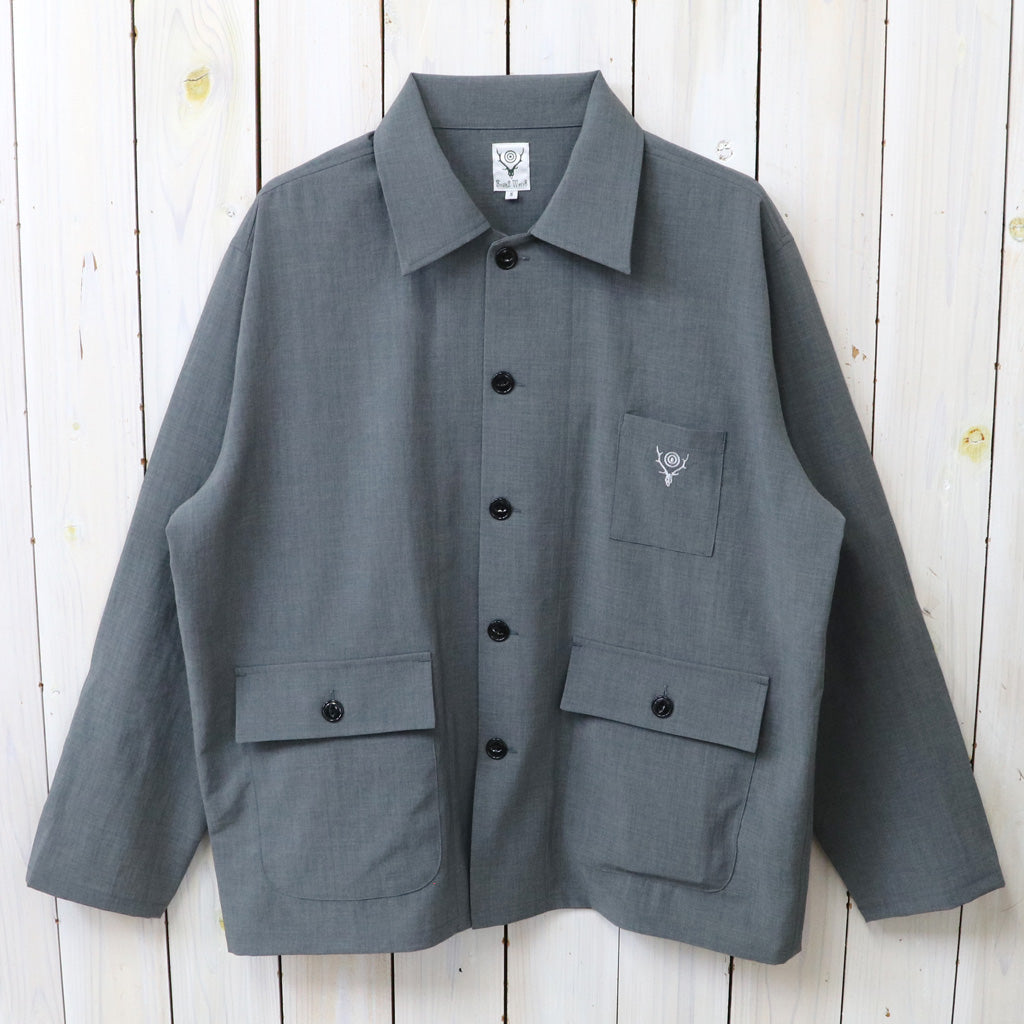 SOUTH2 WEST8 : Hunting Shirt-Poly Oxford (Grey)