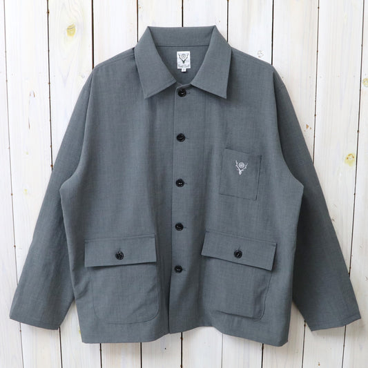 SOUTH2 WEST8 : Hunting Shirt-Poly Oxford (Grey)