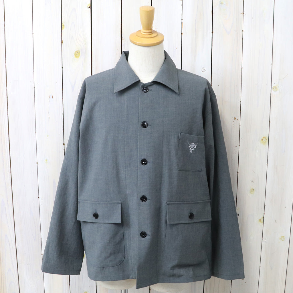 SOUTH2 WEST8 : Hunting Shirt-Poly Oxford (Grey)