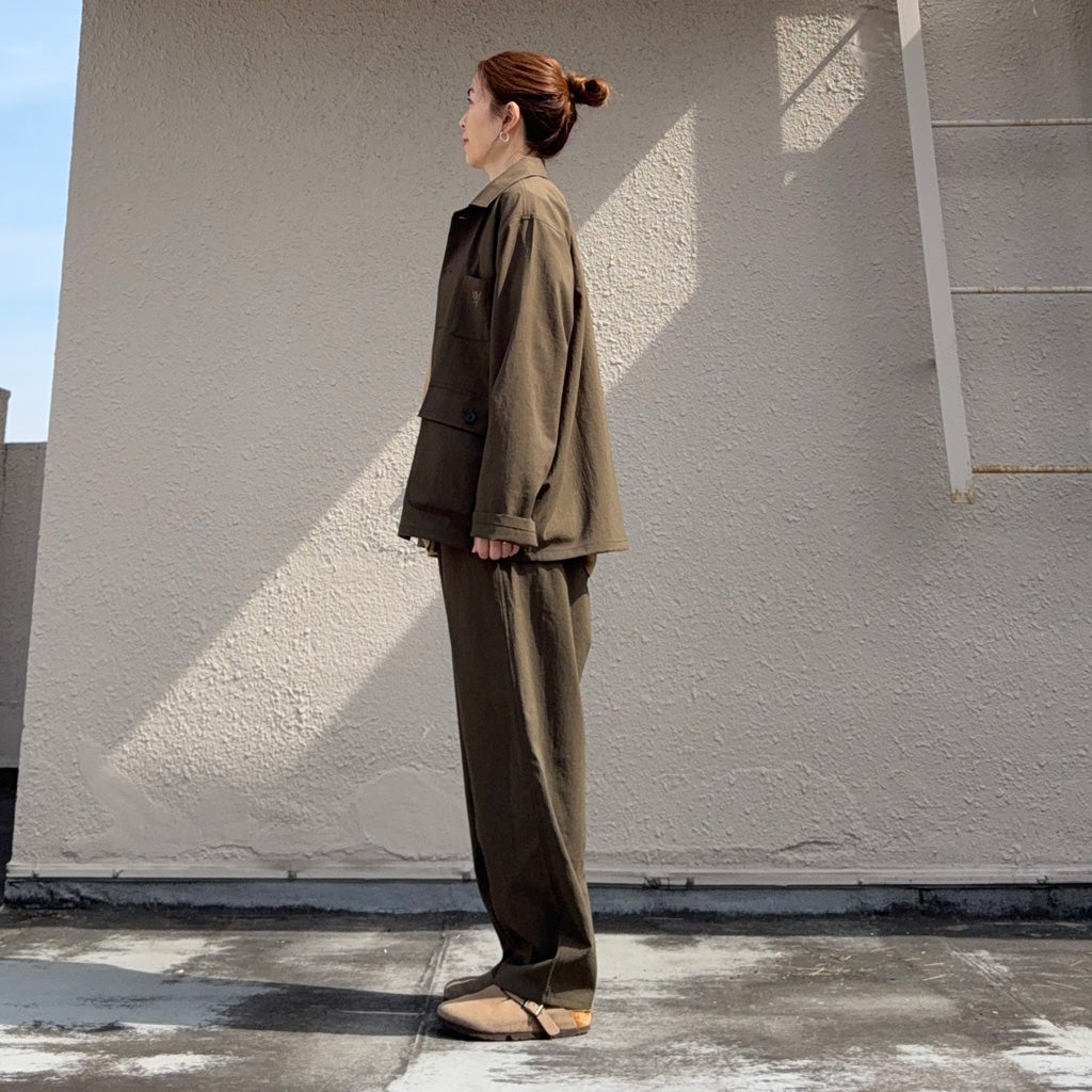 【SALE40%OFF】SOUTH2 WEST8 : Hunting Shirt-Poly Oxford (Brown)