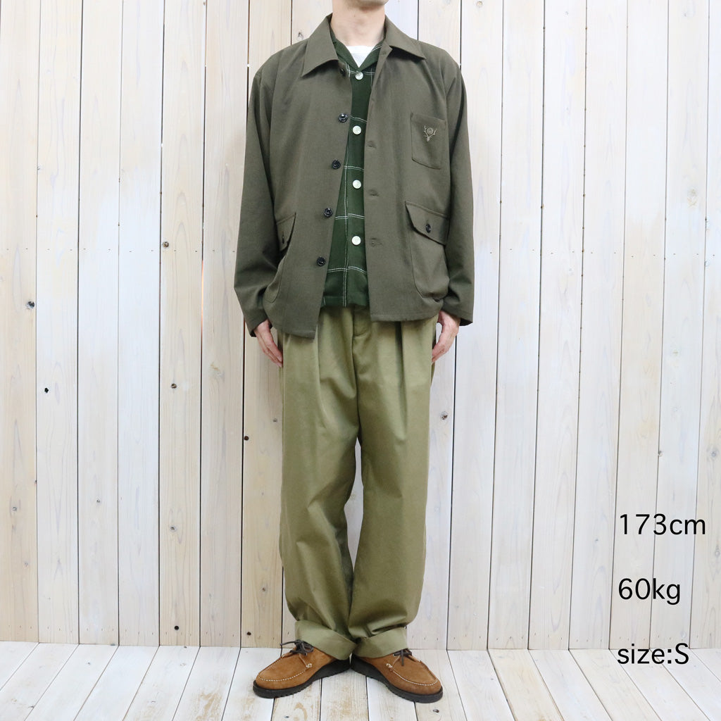 【SALE40%OFF】SOUTH2 WEST8 : Hunting Shirt-Poly Oxford (Brown)