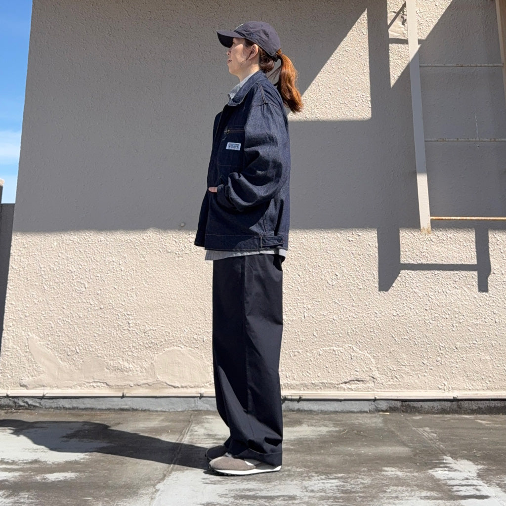 ENGINEERED GARMENTS WORKADAY : Short Jacket-Indigo Industrial 8oz Denim