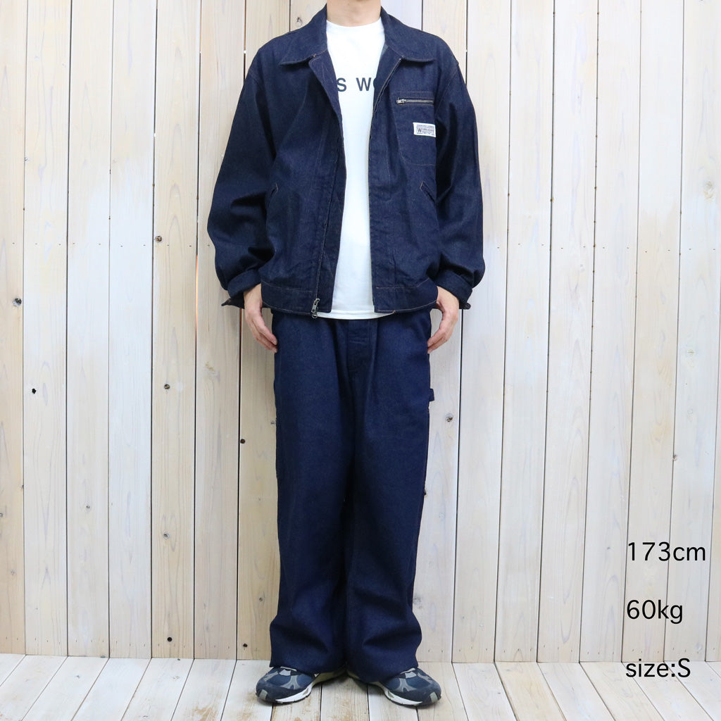 ENGINEERED GARMENTS WORKADAY : Short Jacket-Indigo Industrial 8oz Denim