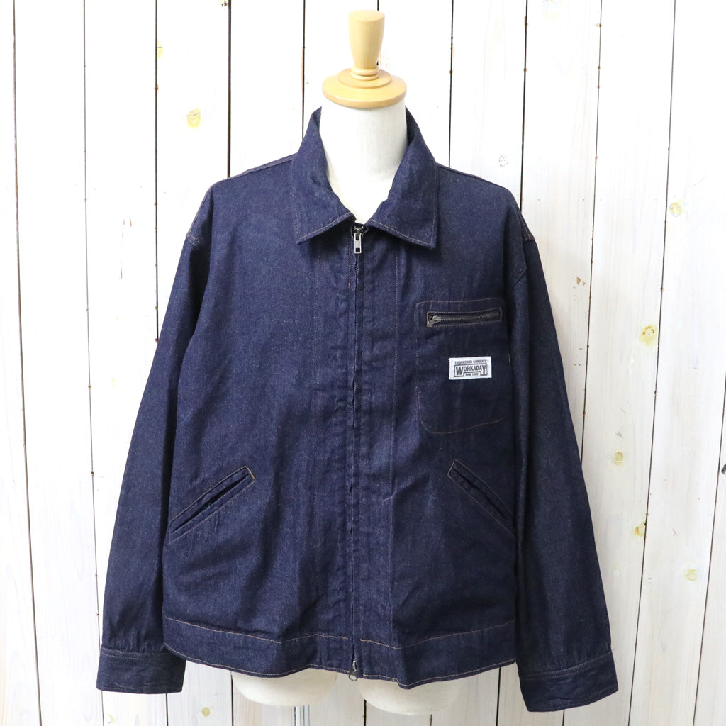 ENGINEERED GARMENTS WORKADAY : Short Jacket-Indigo Industrial 8oz Denim