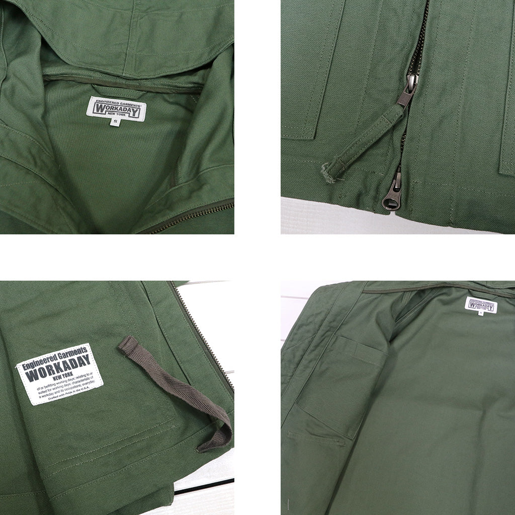ENGINEERED GARMENTS WORKADAY : Deck Parka-Cotton Reversed Sateen