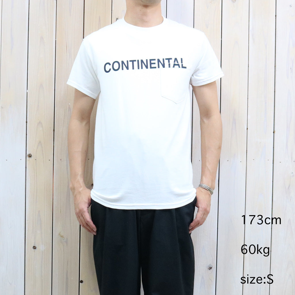 ENGINEERED GARMENTS WORKADAY : Printed S/S Tee-Continental (White)