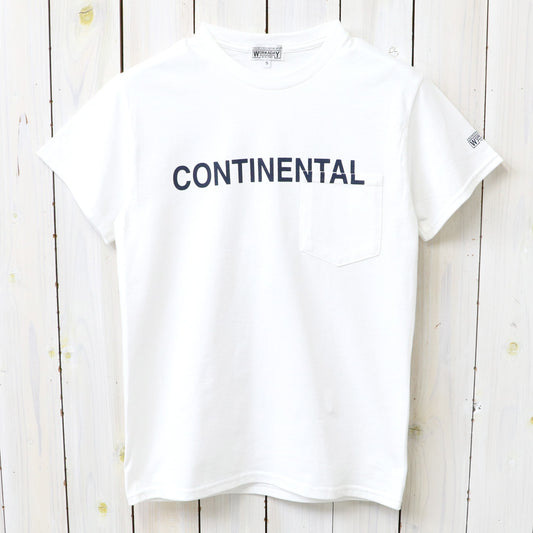 ENGINEERED GARMENTS WORKADAY : Printed S/S Tee-Continental (White)