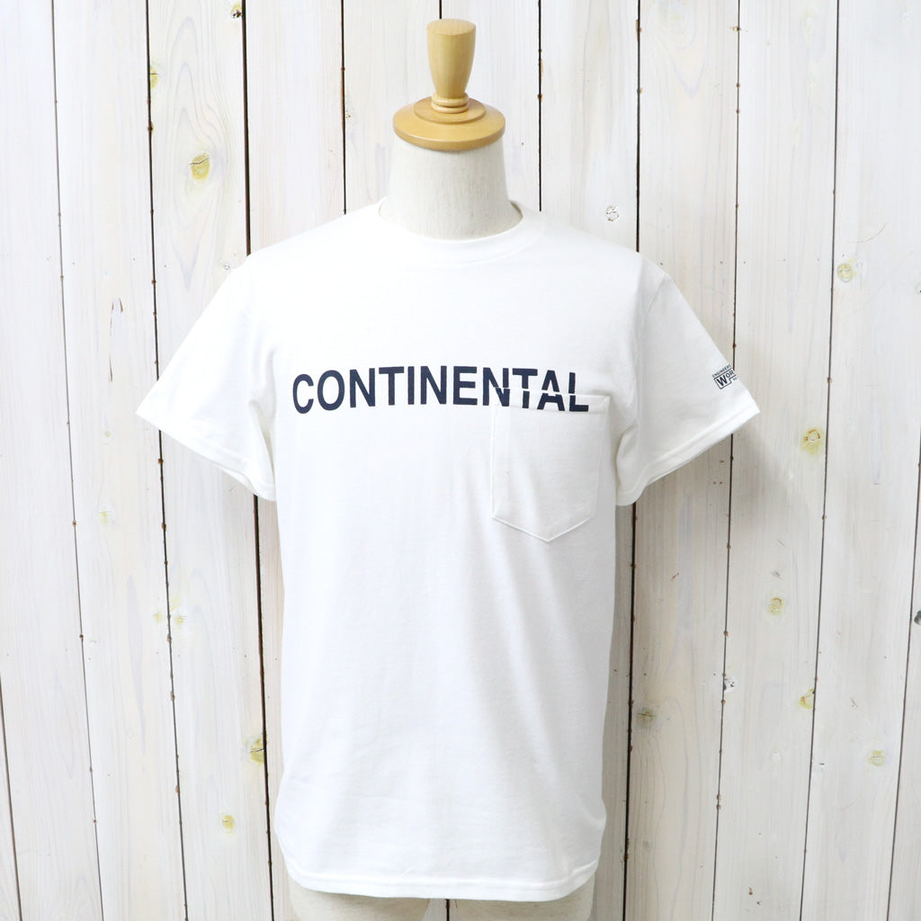 ENGINEERED GARMENTS WORKADAY : Printed S/S Tee-Continental (White)